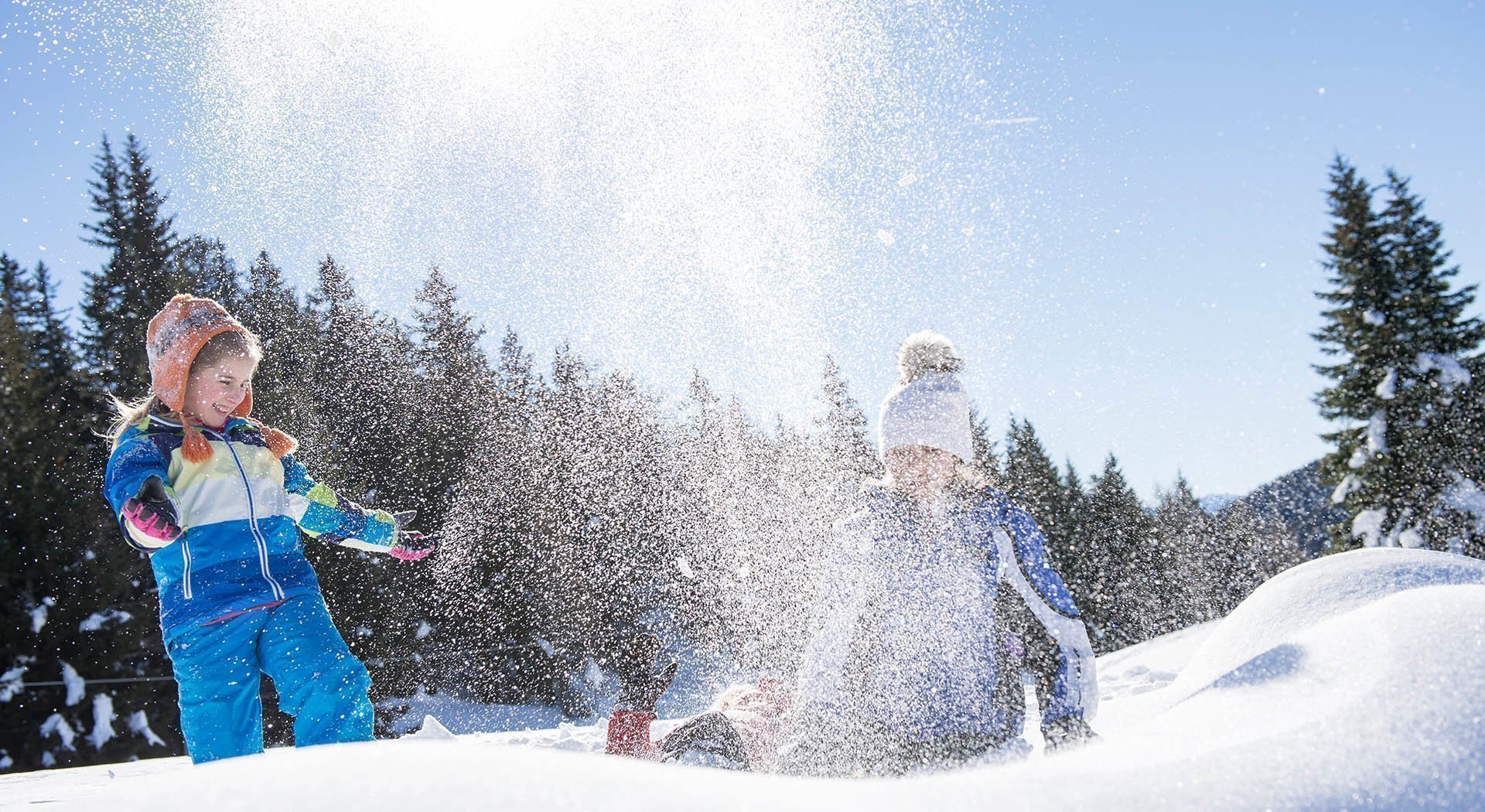 Winter Ski in den Dolomiten