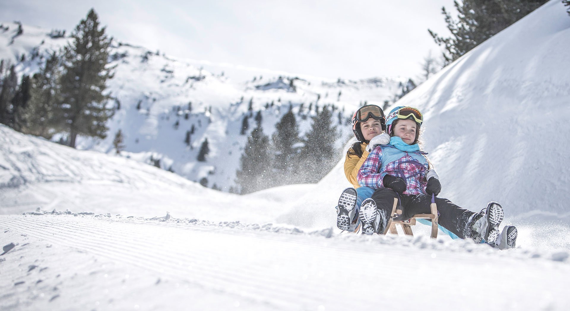 Winter Ski in den Dolomiten